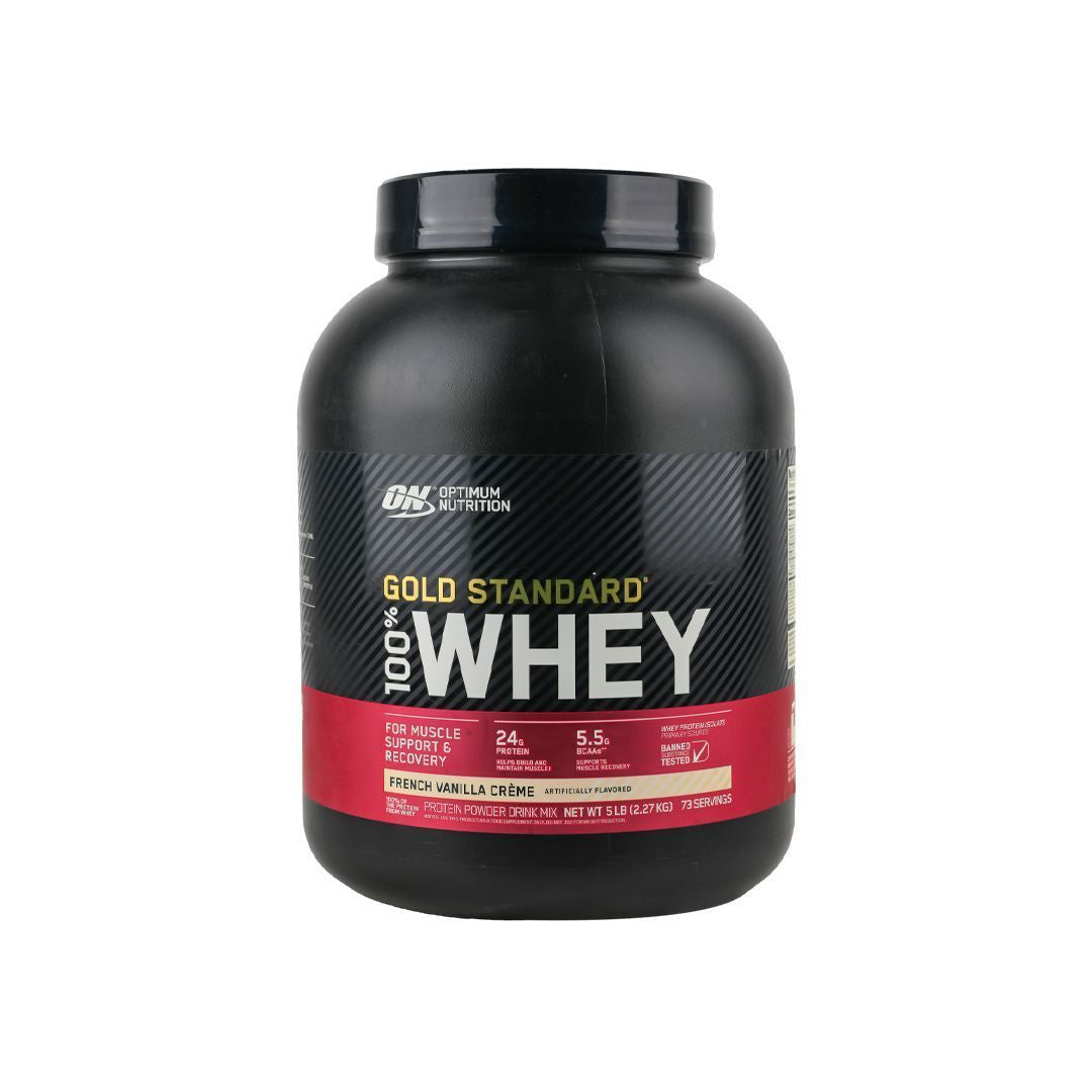 Optimum Nutrition Gold Standard 100% Whey Protein Isolate French Vanilla Creme 2.27 Kg