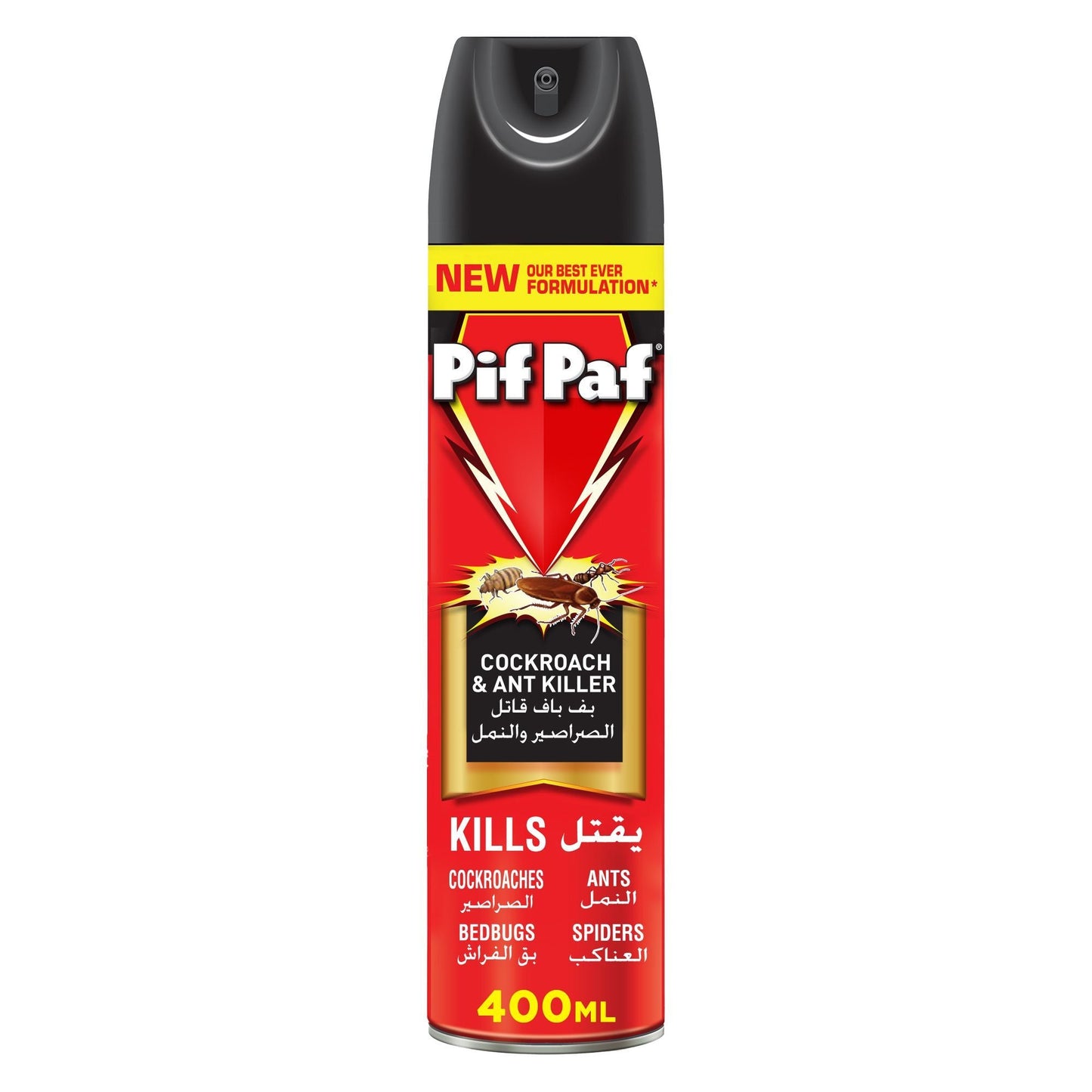 Pif Paf Cockroach & Ant Killer Kill and Protect Insect Killer Spray with Best Ever Formulation, 400ml