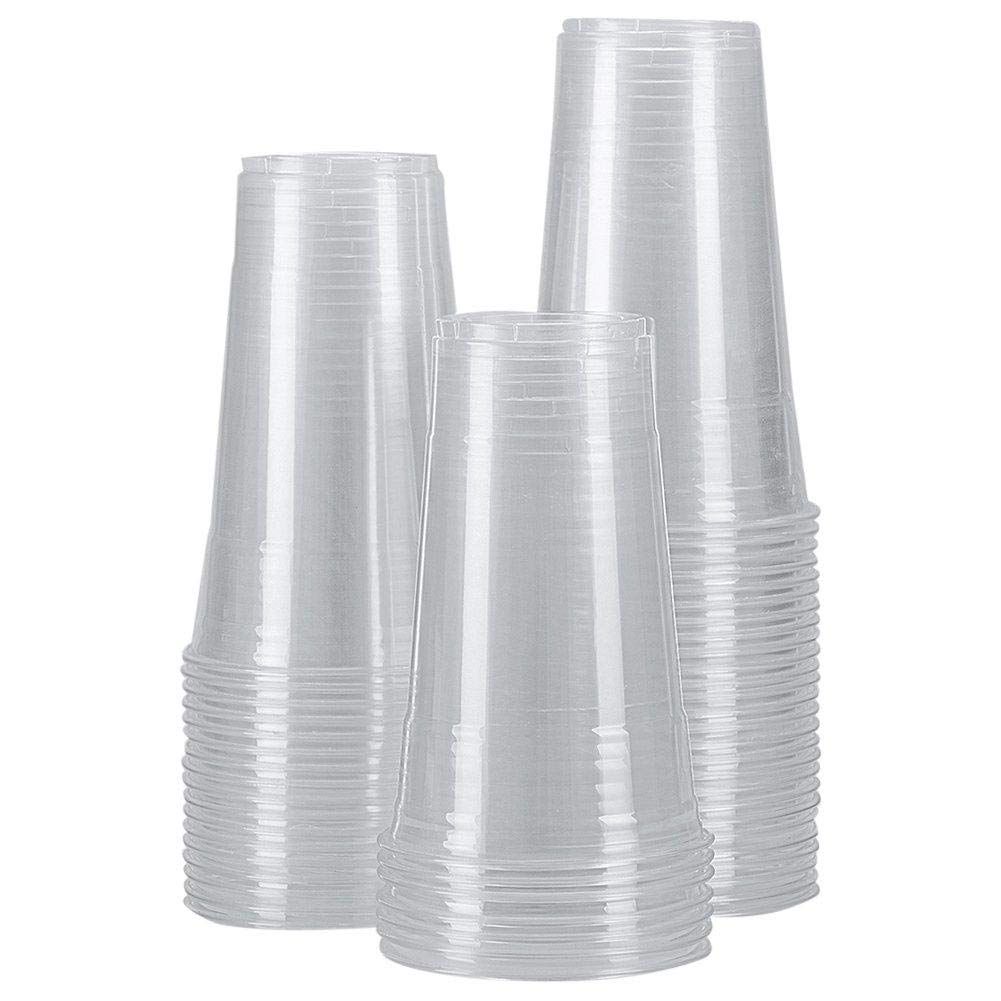 Plastic Clear Cups (6oz), 50 Pieces