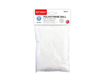 Polystyrene Mini Foam Ball Set, 2-3mm white