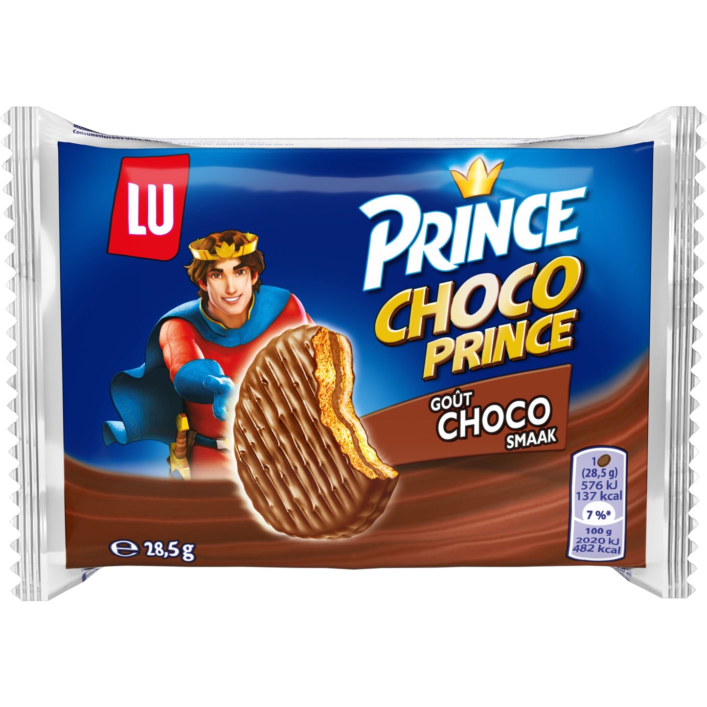 Prince Choco Prince Chocolate Covered Biscuit, 28.5g