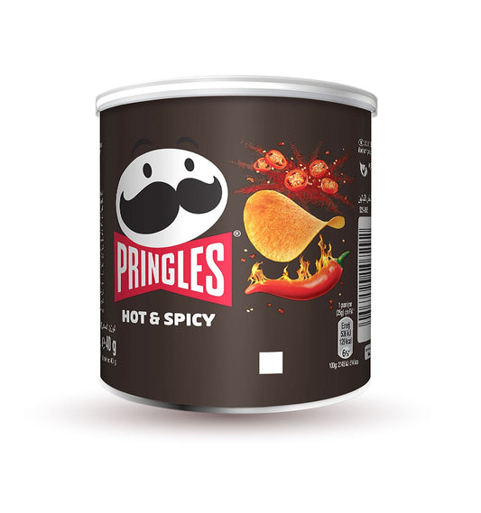 Pringles Hot & Spicy Chips Can, 40g
