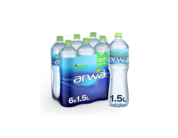 Arwa Drinking Water Bottle, 6x1.5L