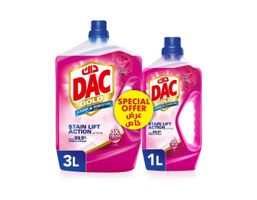Dac Disinfectant Gold Rose 3 Ltr x 1 L