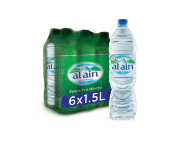 Al Ain Low Sodium Water, 6x1.5L