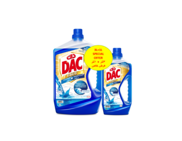 Dac Disinfectant Gold Ocean Breeze 3 ltr + 1 ltr Free