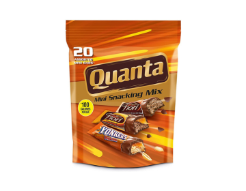 Quanta Milk Chocolate Mini Snacking Bars Mix, 314g