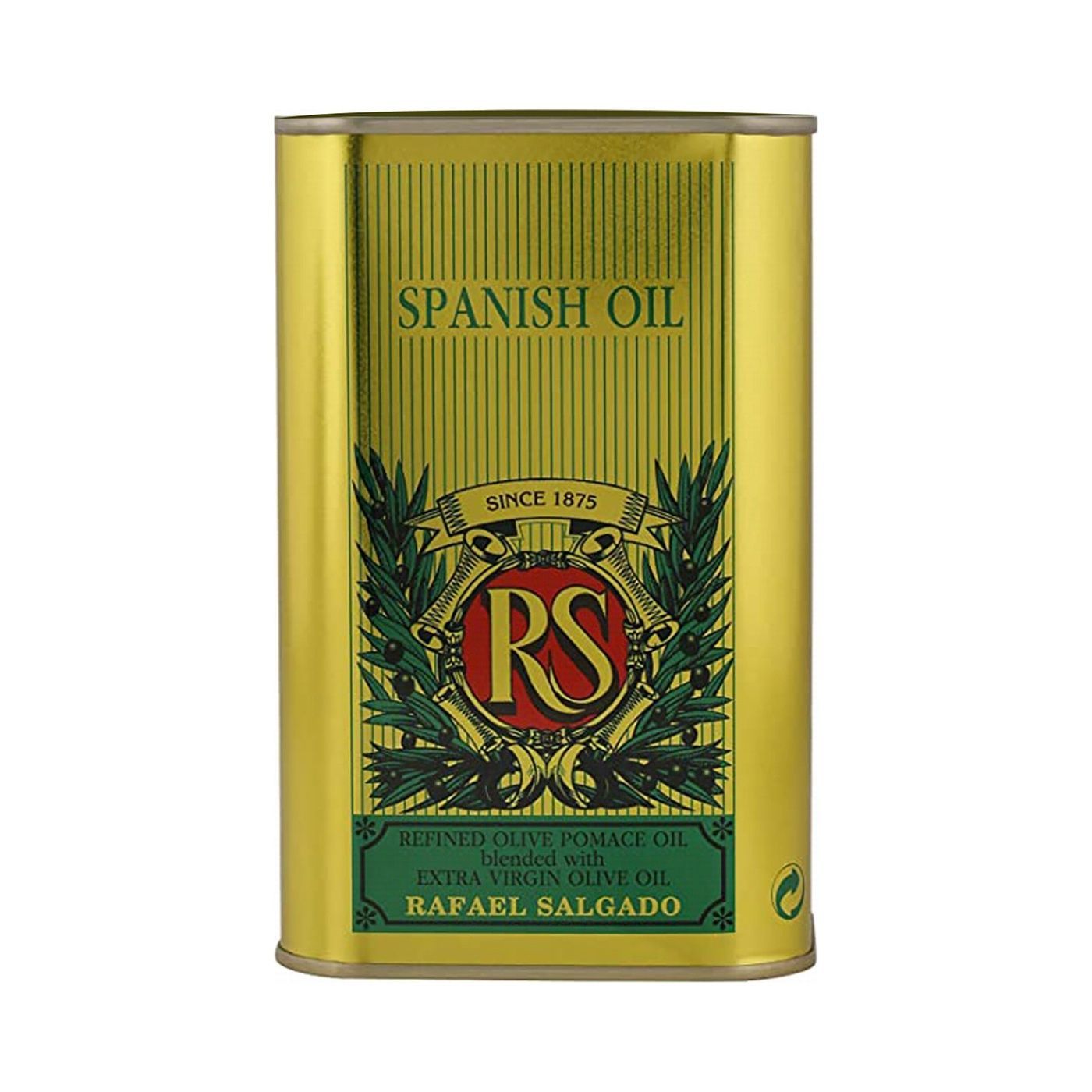RS Refind Olive Pomance Oil Blended with Extra Virgin Olive Oil Tin, 400ml