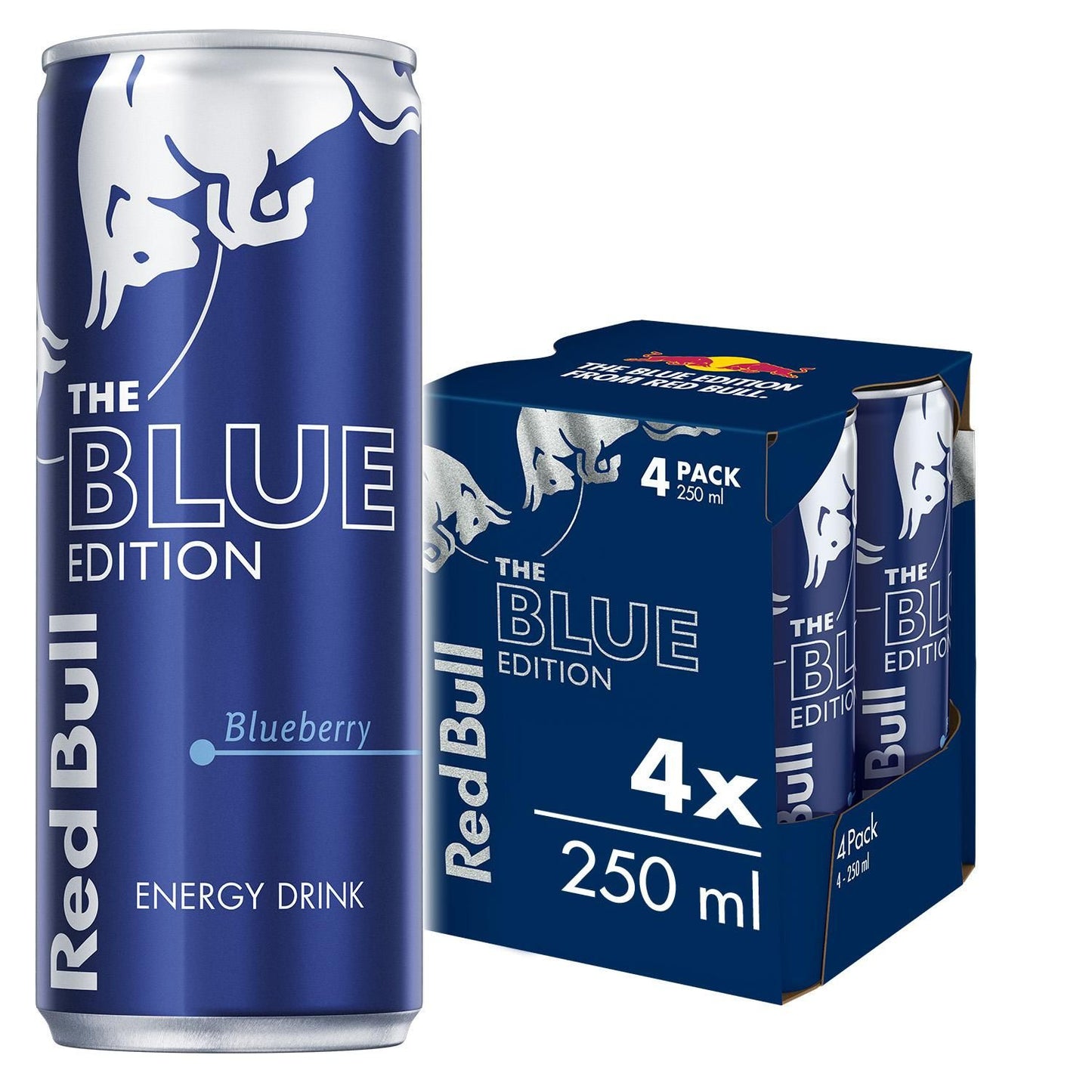 Red Bull Blueberry Blue Edition Energy Drink, 4x250ml