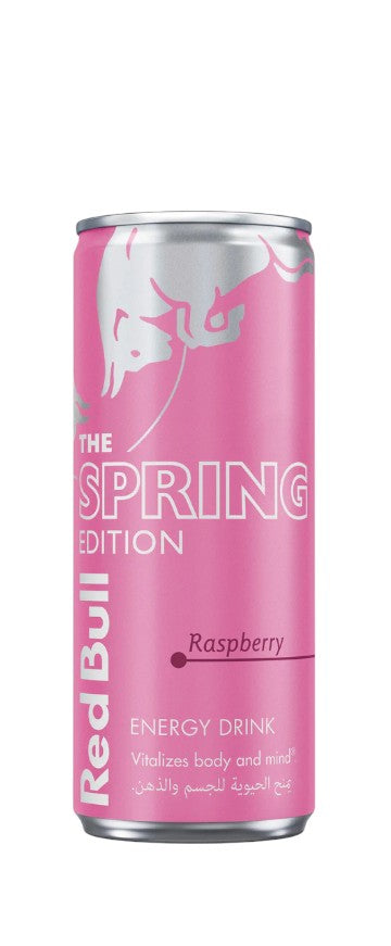 Red Bull The Spring Edition Energy Drink Raspberry Flavor, 250ml