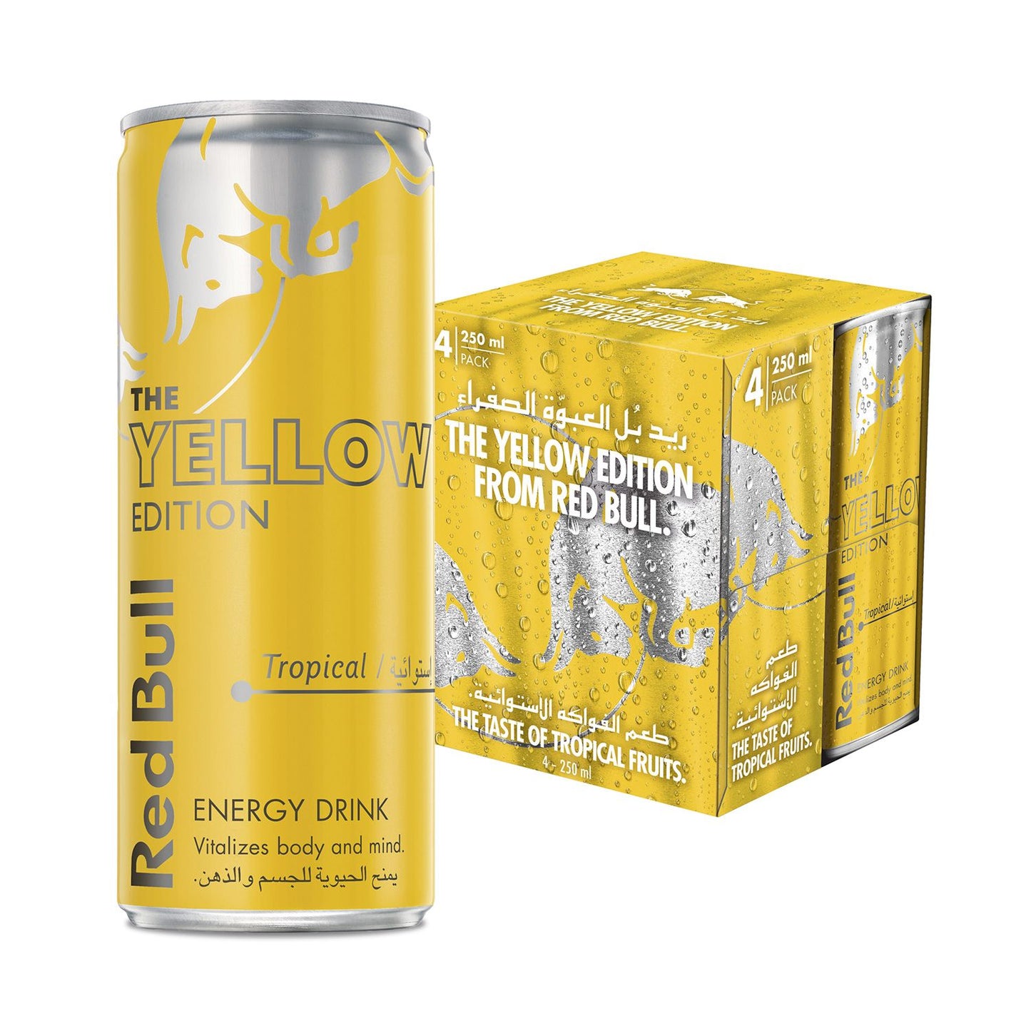 Red Bull Tropical Energy Drink, 4x250ml