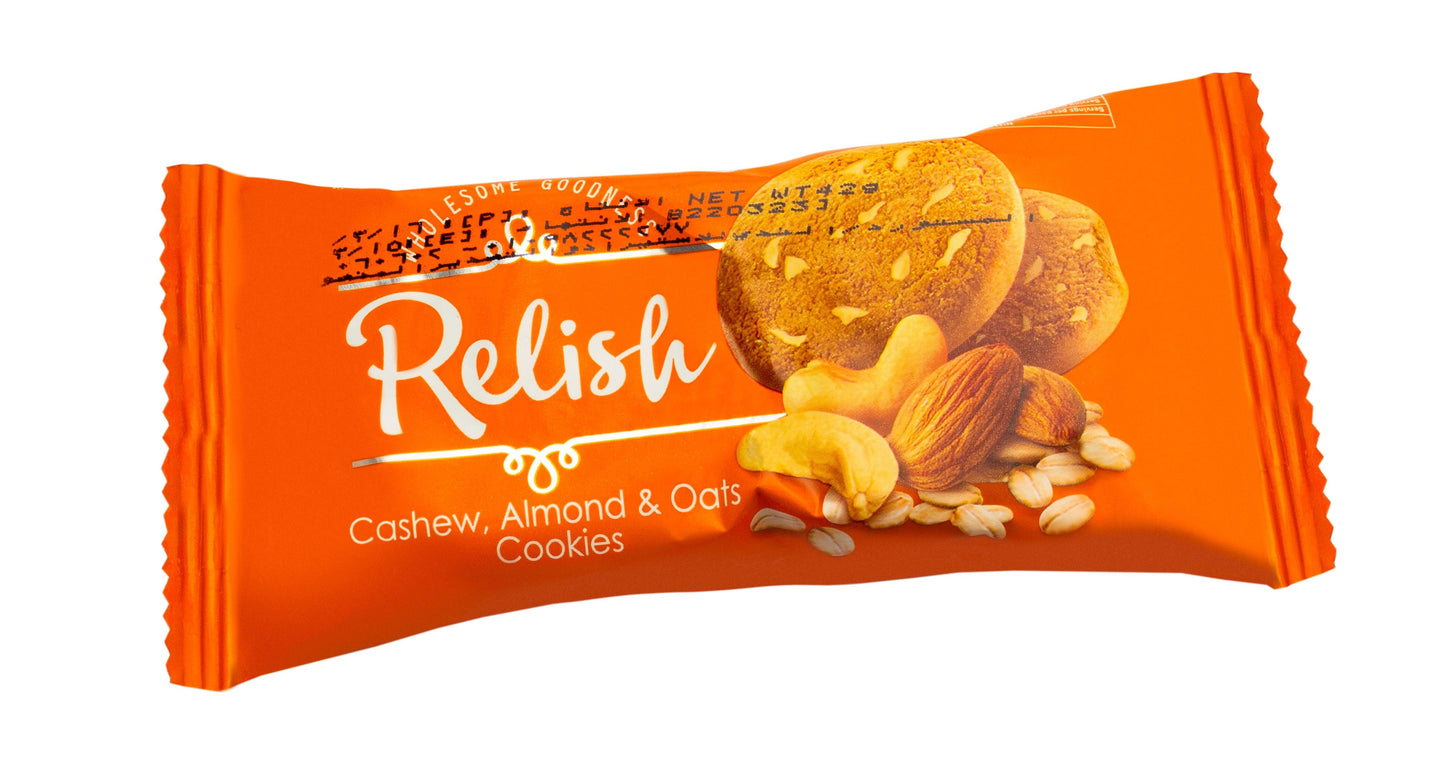 Relish Cashew, Almond & Oats Cookies, 42g