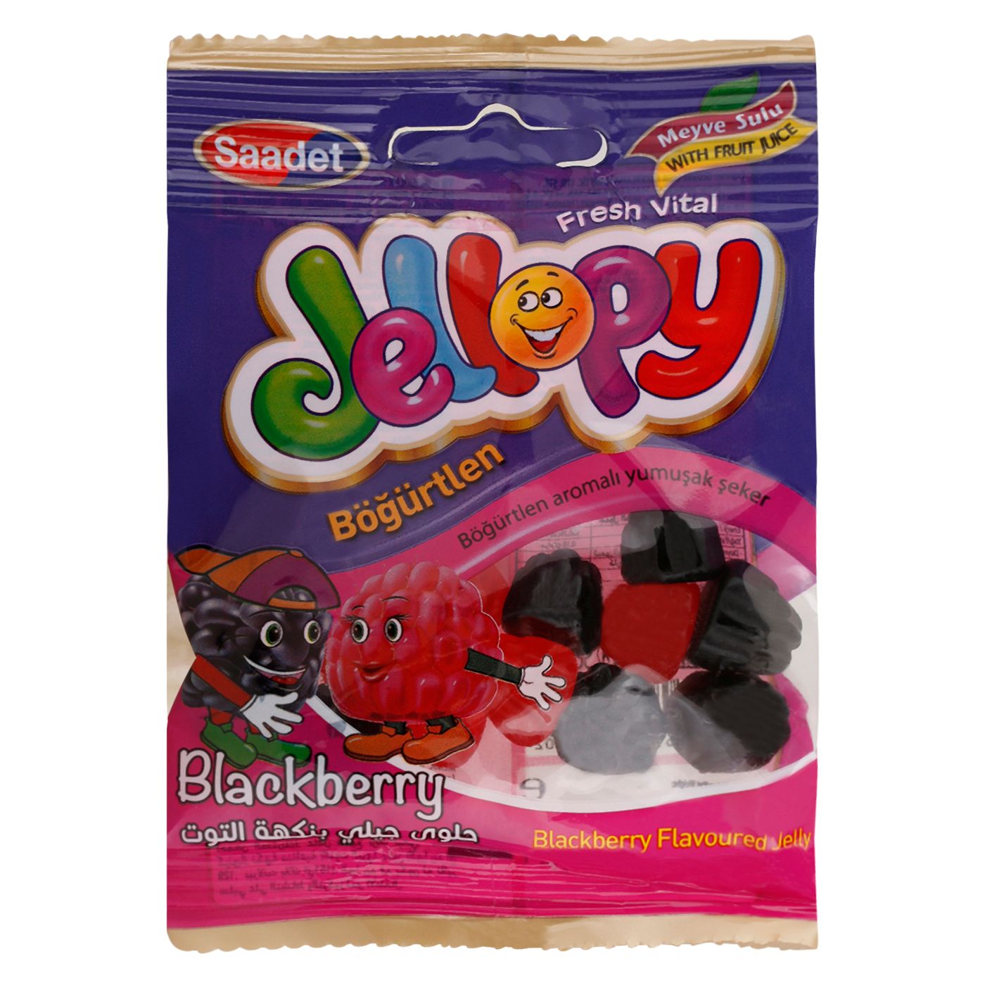 Saadet Jellopy Jellygum, 20g