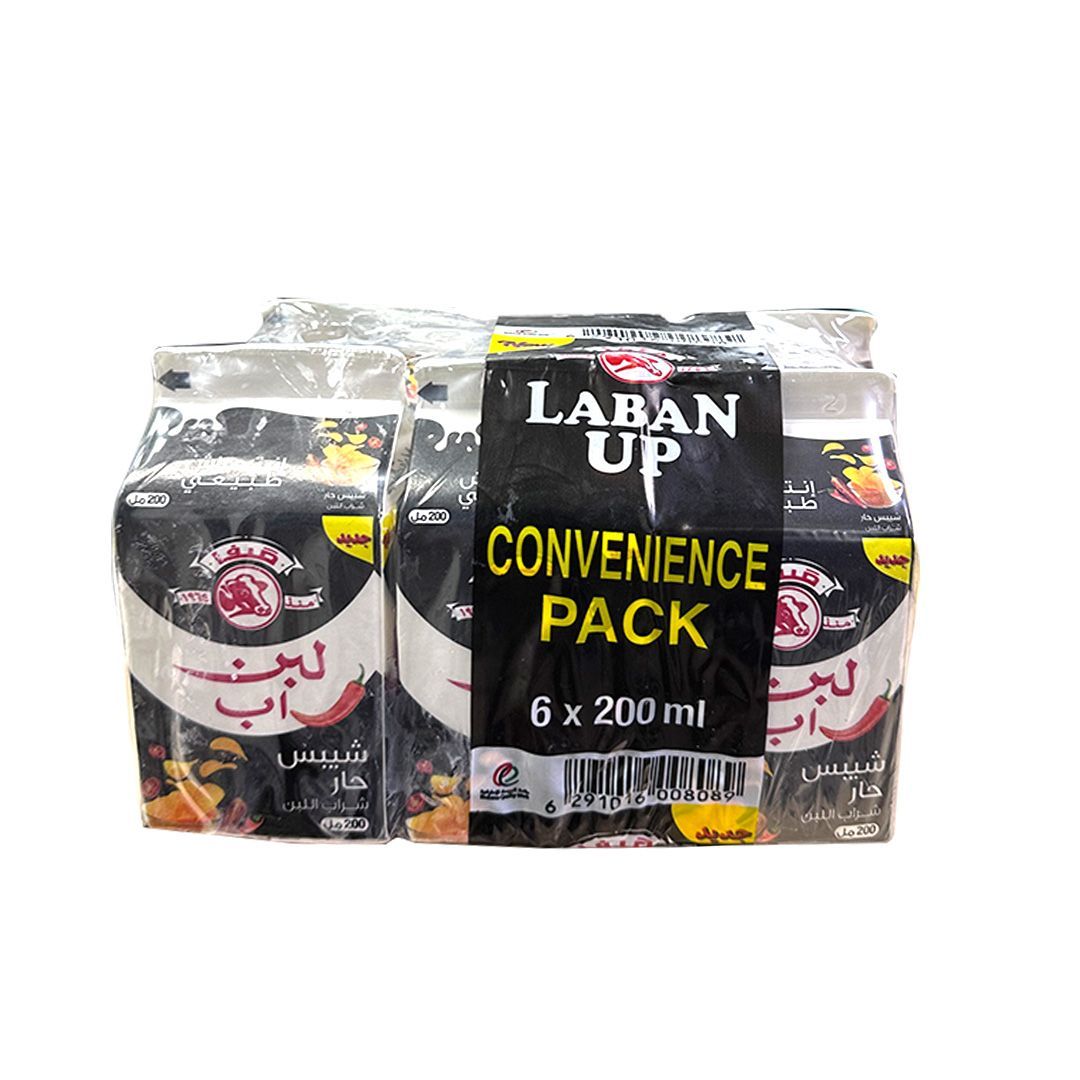 Safa Spicy Chips Laban Up, 6x200ml