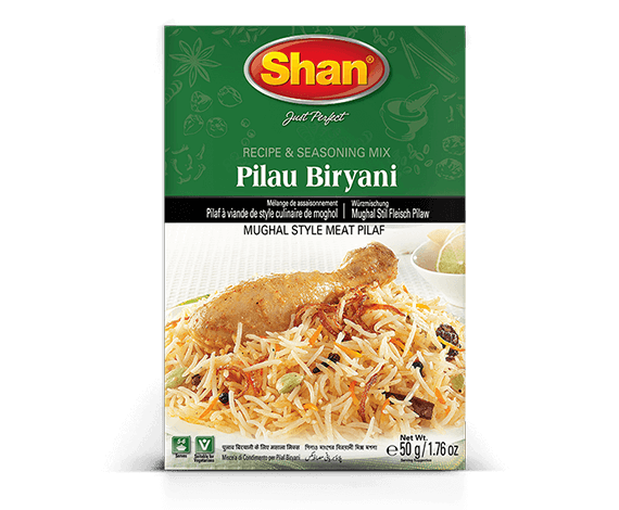 Shan Pilau Biryani Recipe & Masala Mix, 50g