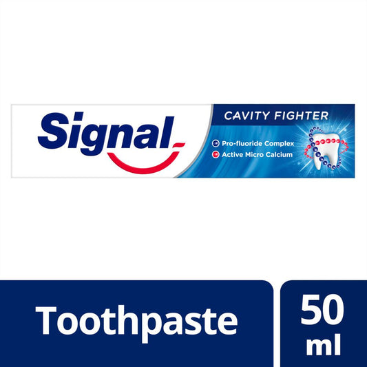 Signal Fluoride Toothpaste Cavity Fighter, 50ml
