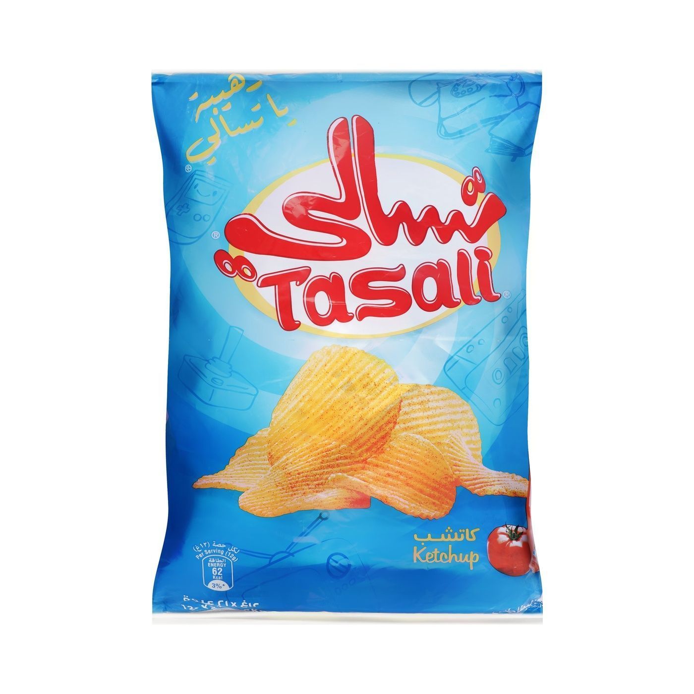 Tasali Ketchup Chips, 21x12g
