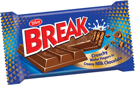 Tiffany Break Crunchy Wafer Milk Chocolate, 25g