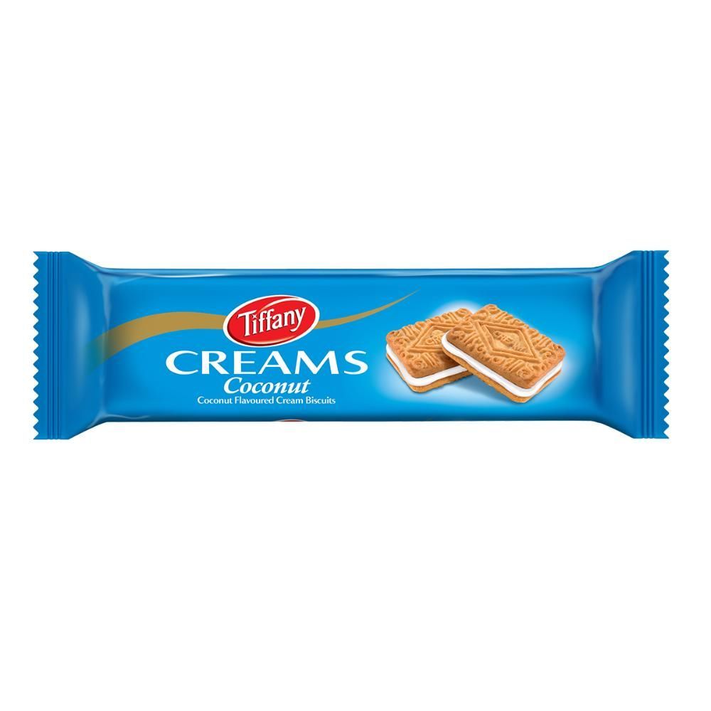 Tiffany Creams Coconut Cream Sandwich Biscuits , 80g