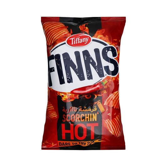 Tiffany Finns Chips Scorchin' Hot, 85g