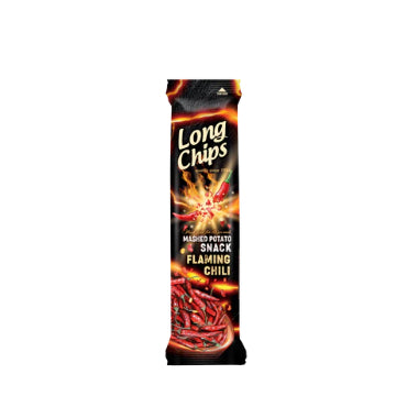 Long Chips Flaming Chili Mashed Potato Snacks, 75g