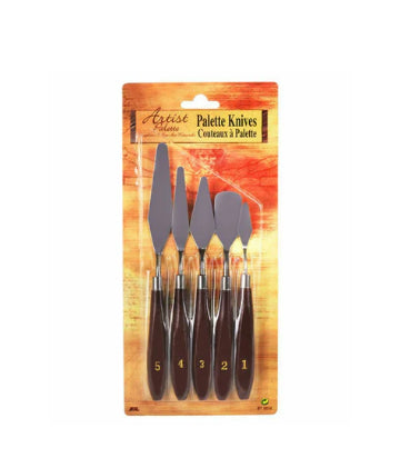 سكين طلاء Ss من RSC Artist Pallette D19-94، 5 قطع