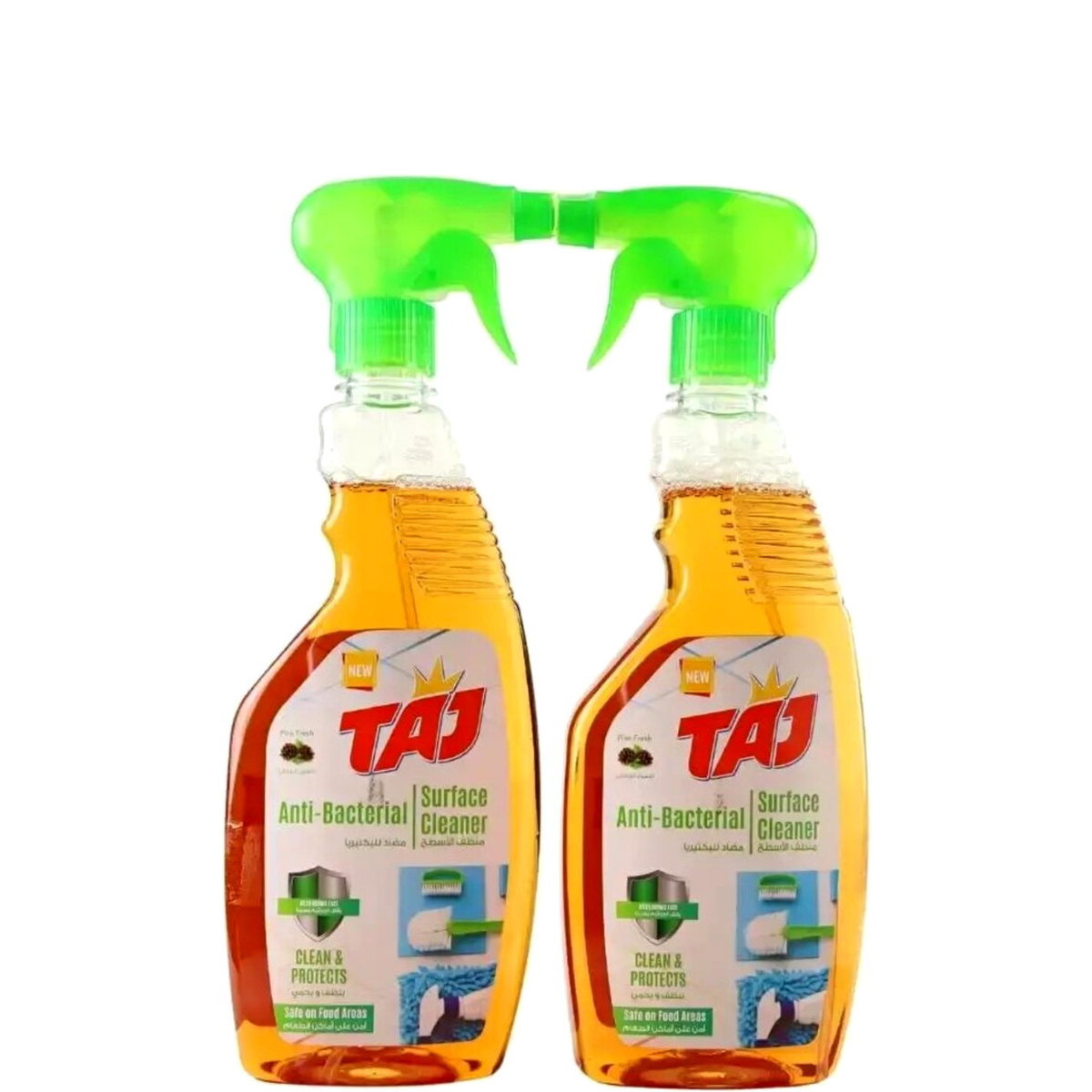Taj Antibacterial Surface Cleaner Clean & Protects, 2x500ml
