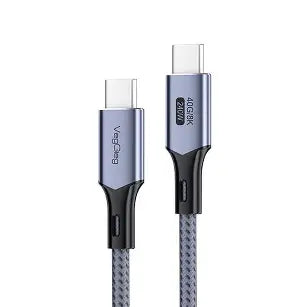 Veggieg USB4 Cable (USB C To C 240W) Thunderbolt 4 8K 60Hz Model V-U409, 1 M