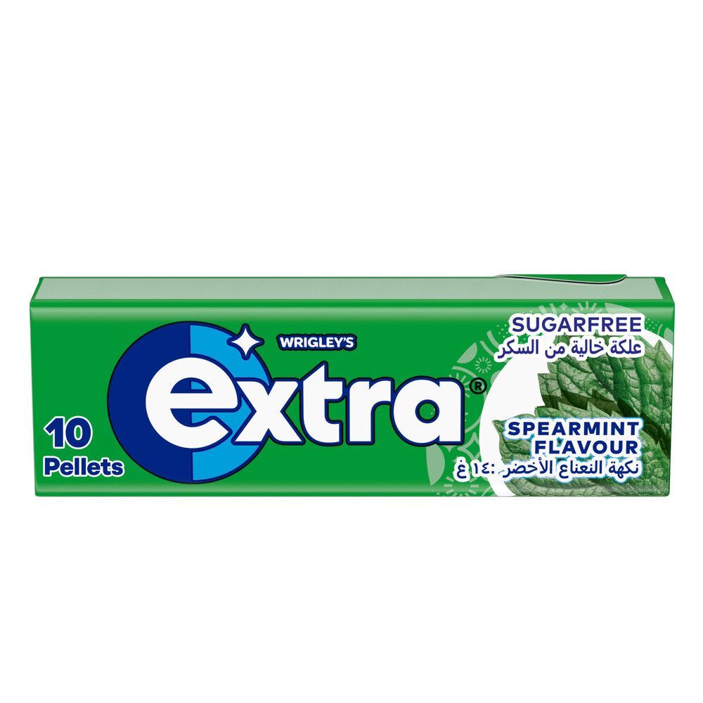 Wrigley's Extra Spearmint Gum Sugarfree, 14g