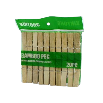 Xintong Blossoms Wooden Clips Bamboo Cloth Pegs