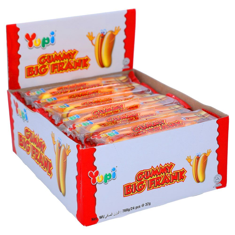 Yupi Big Frank Gummy 24 x 28 g