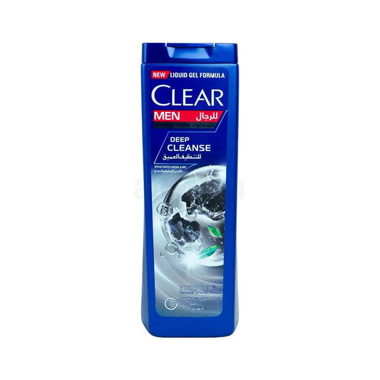 Clear Men's Deep Cleansing Anti-Dandruff Shampoo with Charcoal and Mint, 350ml