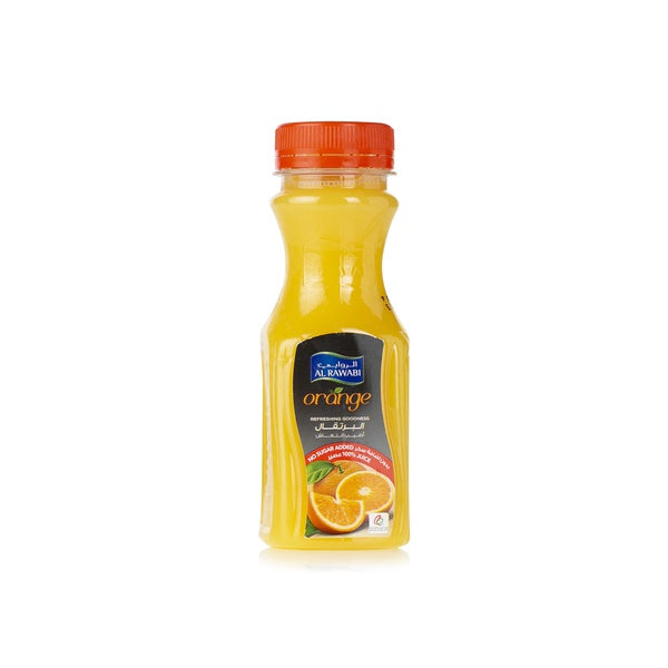Al Rawabi No Added Sugar Orange Juice, 200ml