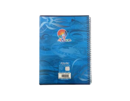 Wire Notebook, Colors, 100 Sheets, A4 Size, English 44100