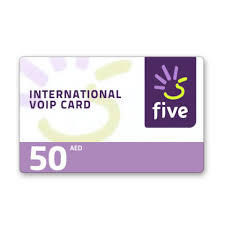 Etisalat Five International Voip Card 50 Aed