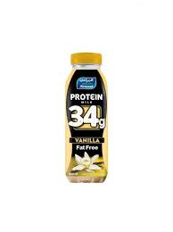 Almarai Vanilla Fat Free Protein Milk No Added Sugar, 400ml