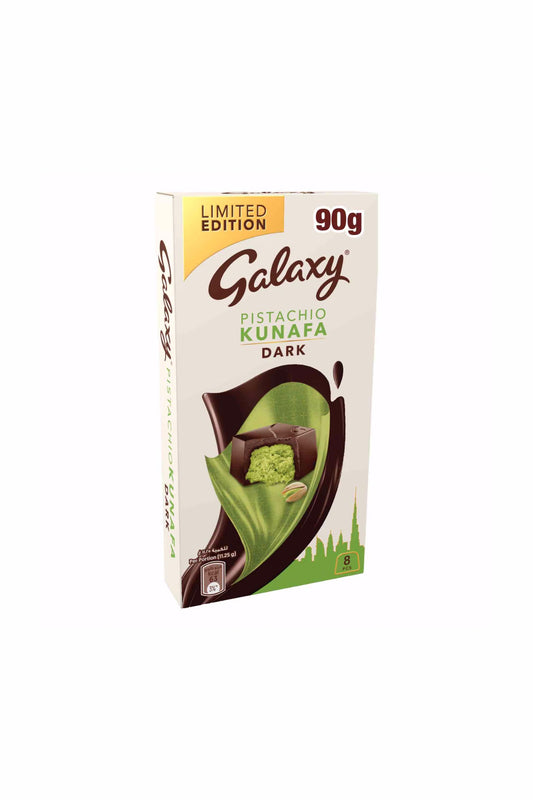 Galaxy Pistachio Kunafa Dark Chocolate Tablet, 90g