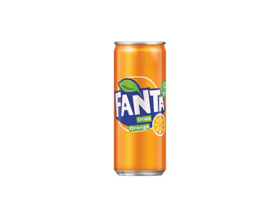 Fanta Orange Soft Drink Can, 330ml