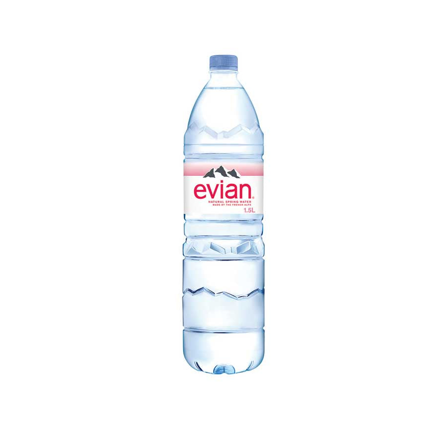 Evian Natural Mineral Water 1.5 L