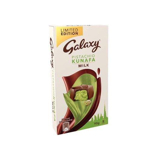 Galaxy Pistachio Kunafa Milk Chocolate Tablet, 90g