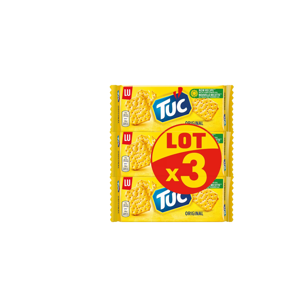 Tuc Original Crackers Pack, 3x100g