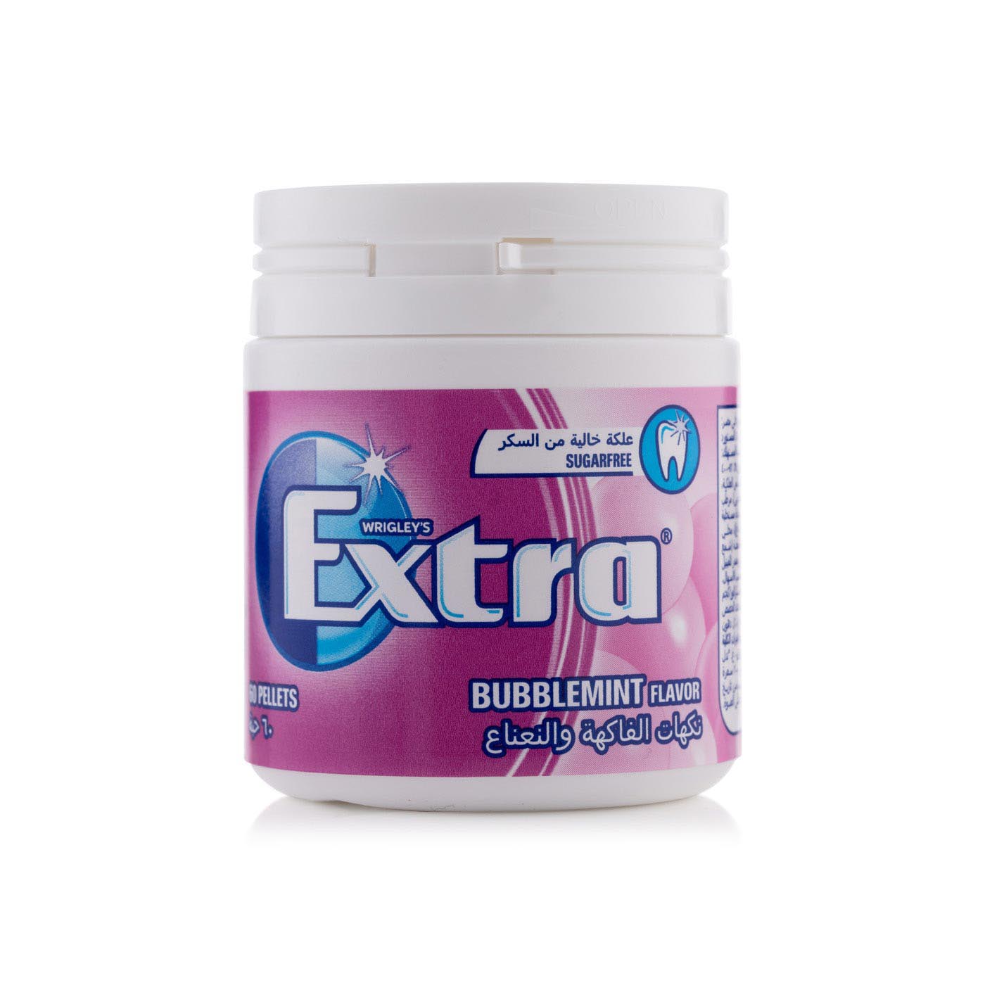 Wrigley's Extra Bubble Mint Sugar Free Bottle 84 g