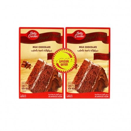 Betty Crocker Supermoist Milk Choco 510g x 2 Packs '@ Special Discount
