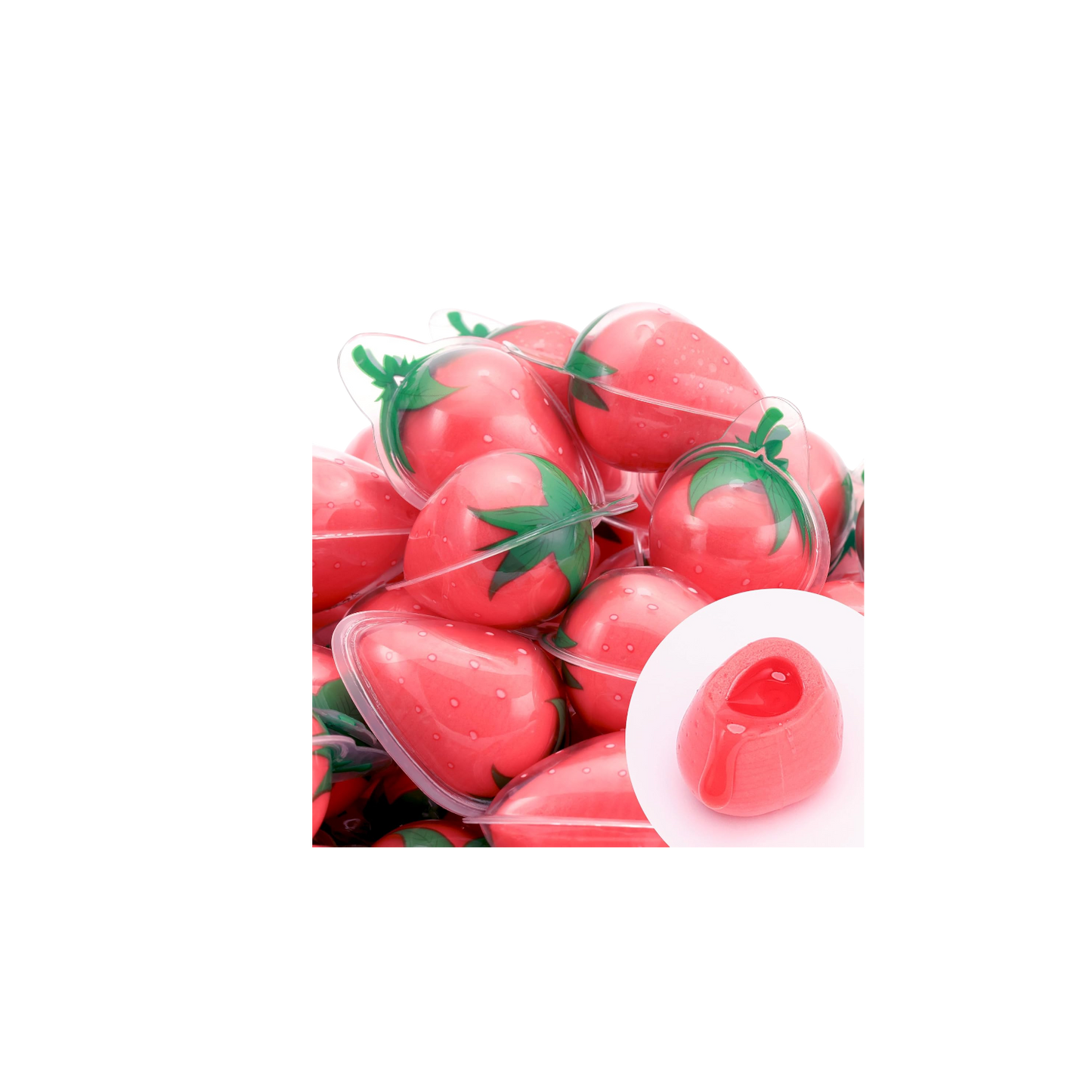 Strawberry Burst Gummy Filling Candy 9Gm