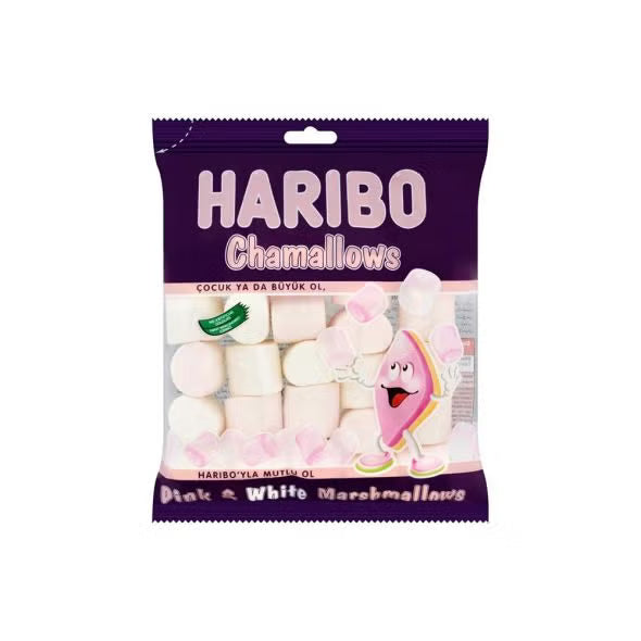 Haribo Chamallows Pink & White Marshmallow, 70g