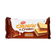 Tiffany Crunch N Cream Chocolate Cream Wafers, 65g