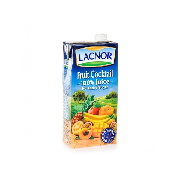 Lacnor 100% Fruit Cocktail Juice No Added Sugar, 180ml
