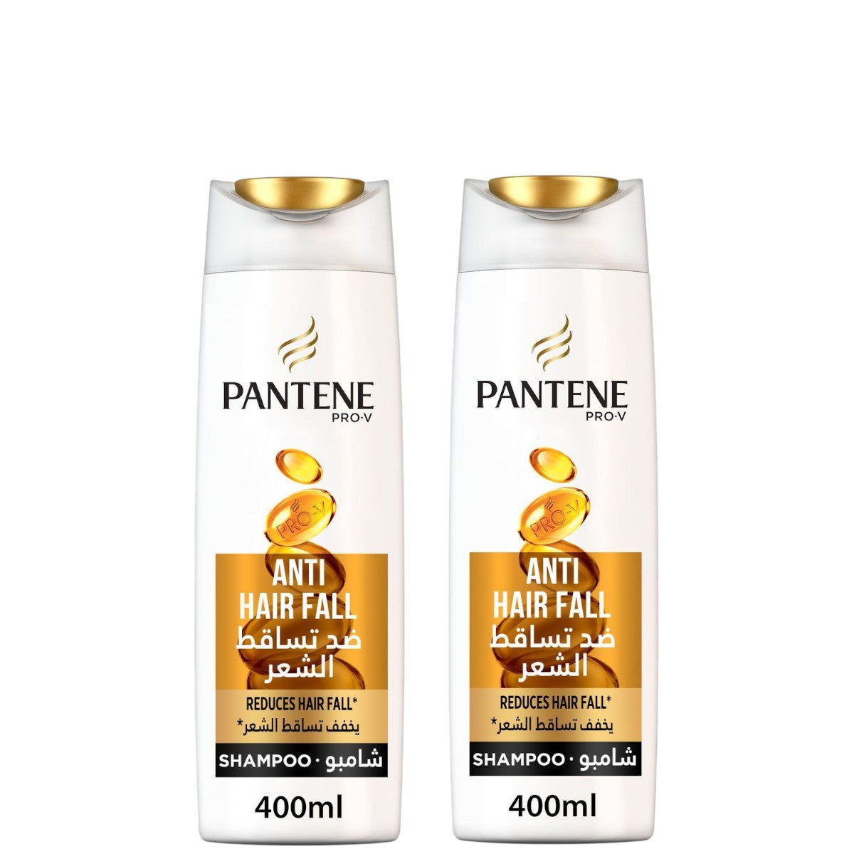Pantene Pro-V Anti-Hair Fall Shampoo, 2x400ml