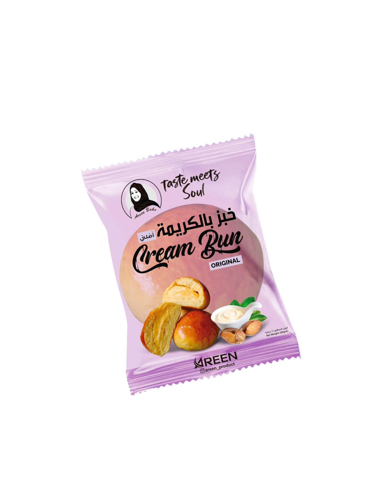 كعكة كريم عرين، 60 غرام