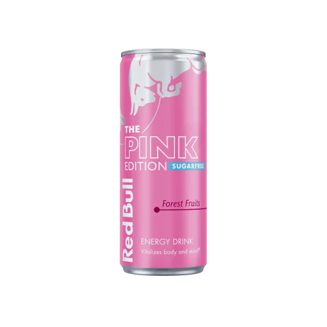 Red Bull The Pink Edition Sugar Free Forest Fruits Energy Drink, 250ml